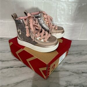 BILLY FOOTWEAR
Rose Gold Unicorn BILLY Classic Lace High Toddler Size 6